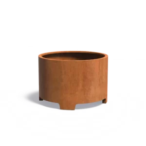 CIRCUM Pflanzkübel aus Cortenstahl mit Füßen 1200x800