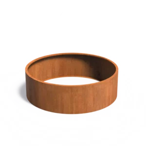 CIRCUM Pflanzkübel aus Cortenstahl ohne Boden 2000x600