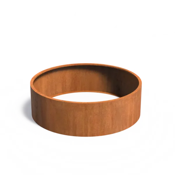 CIRCUM Pflanzkübel aus Cortenstahl ohne Boden 2000x600