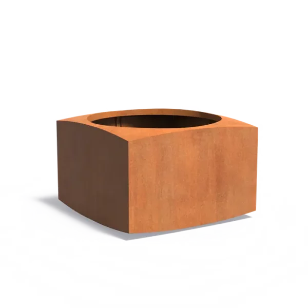 NOOA Pflanzkübel aus Cortenstahl 1200x1200x800