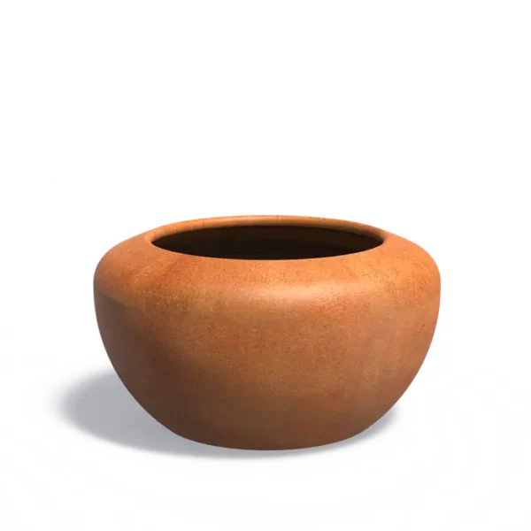 ONYX Pflanzkübel mit Boden aus Cortenstahl 980x540