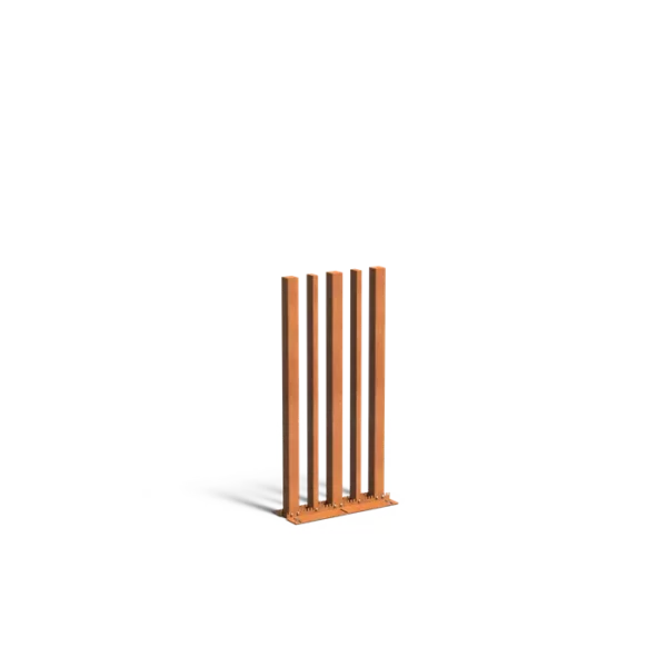 Cortenstahl-Totem 2000 1000x100x2000 1