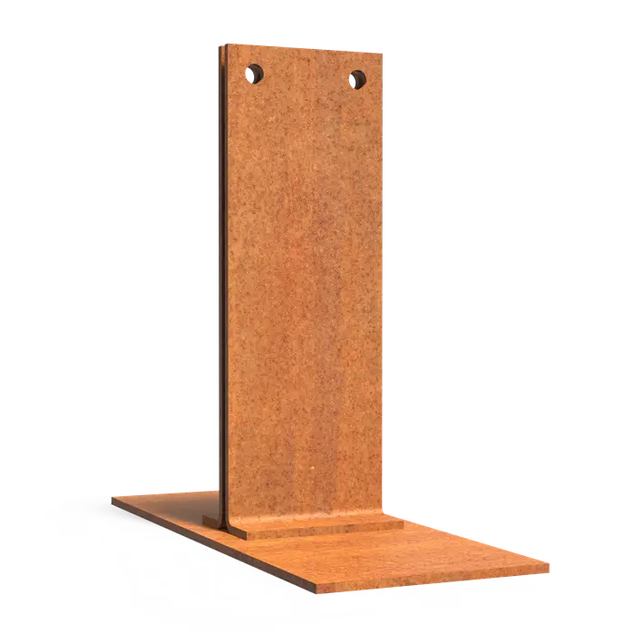 Befestigungspfosten für Cortenstahl Gartenbordüre 200x80x173