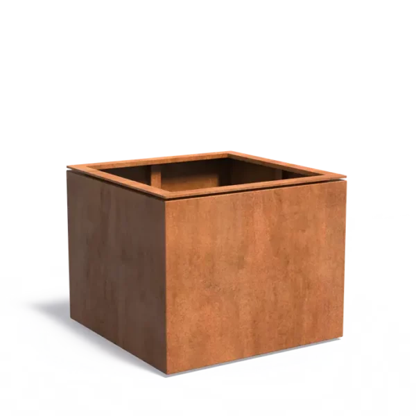 DOMUS Pflanzgefäss aus Cortenstahl 980x980x800